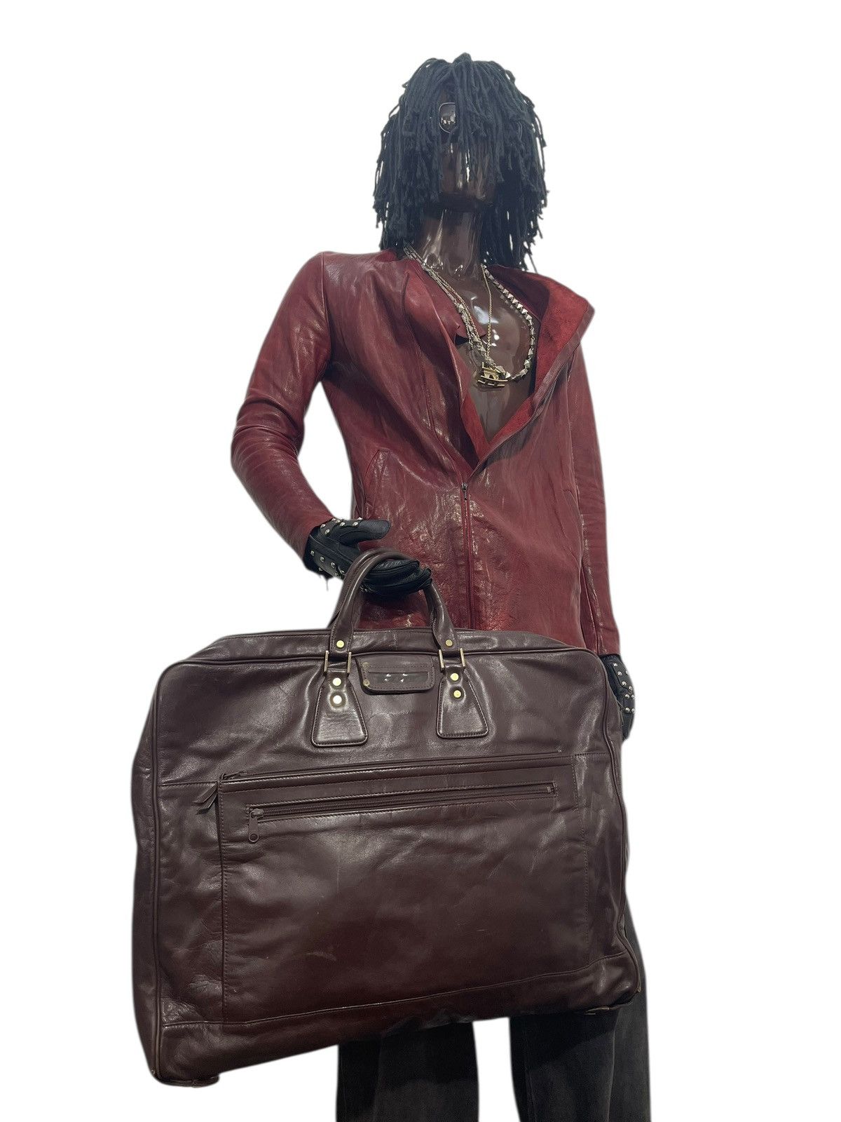 Porter Full Leather Vtg 90s Porter Japan Travel Bag 2🟩1 Size ONE SIZE - 1 Thumbnail