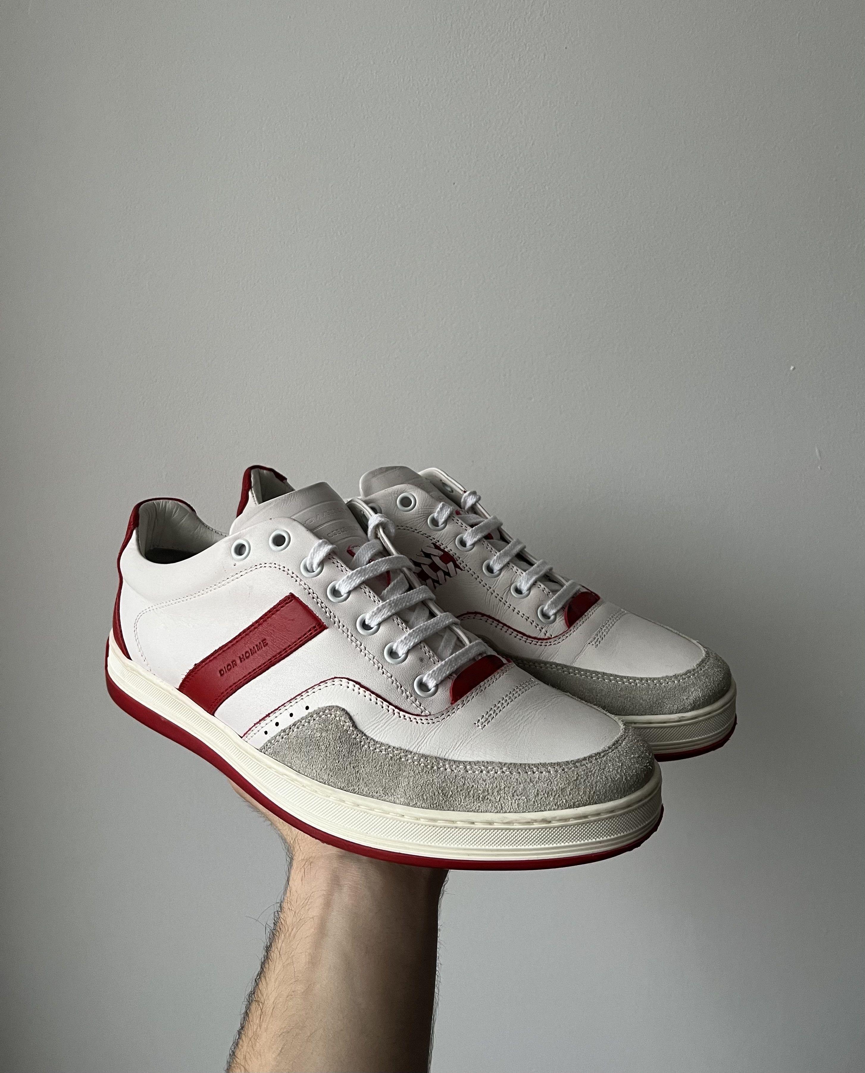 Dior SS08 Dior Homme B64 Kris Van Assche Low Top Sneakers Size US 8.5 / EU 41-42 - 2 Thumbnail