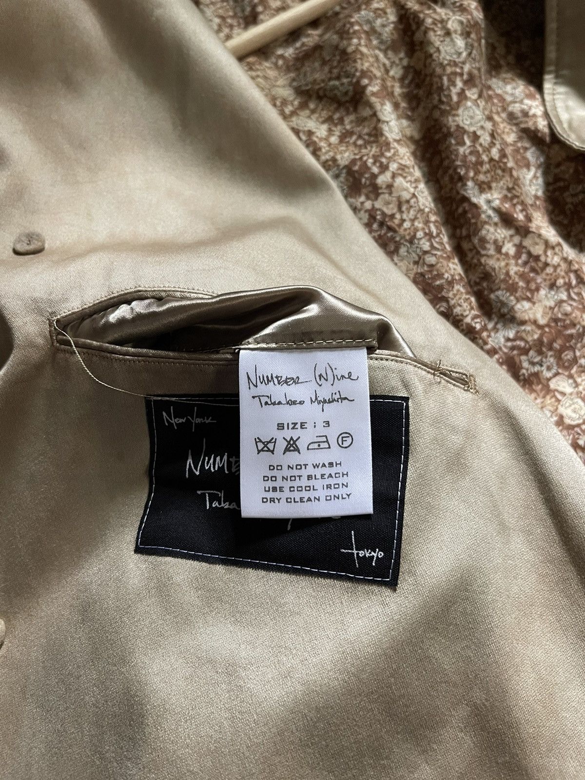 Number (N)ine Number (N)ine Floral Lined Jacket Size US S / EU 44-46 / 1 - 12 Thumbnail