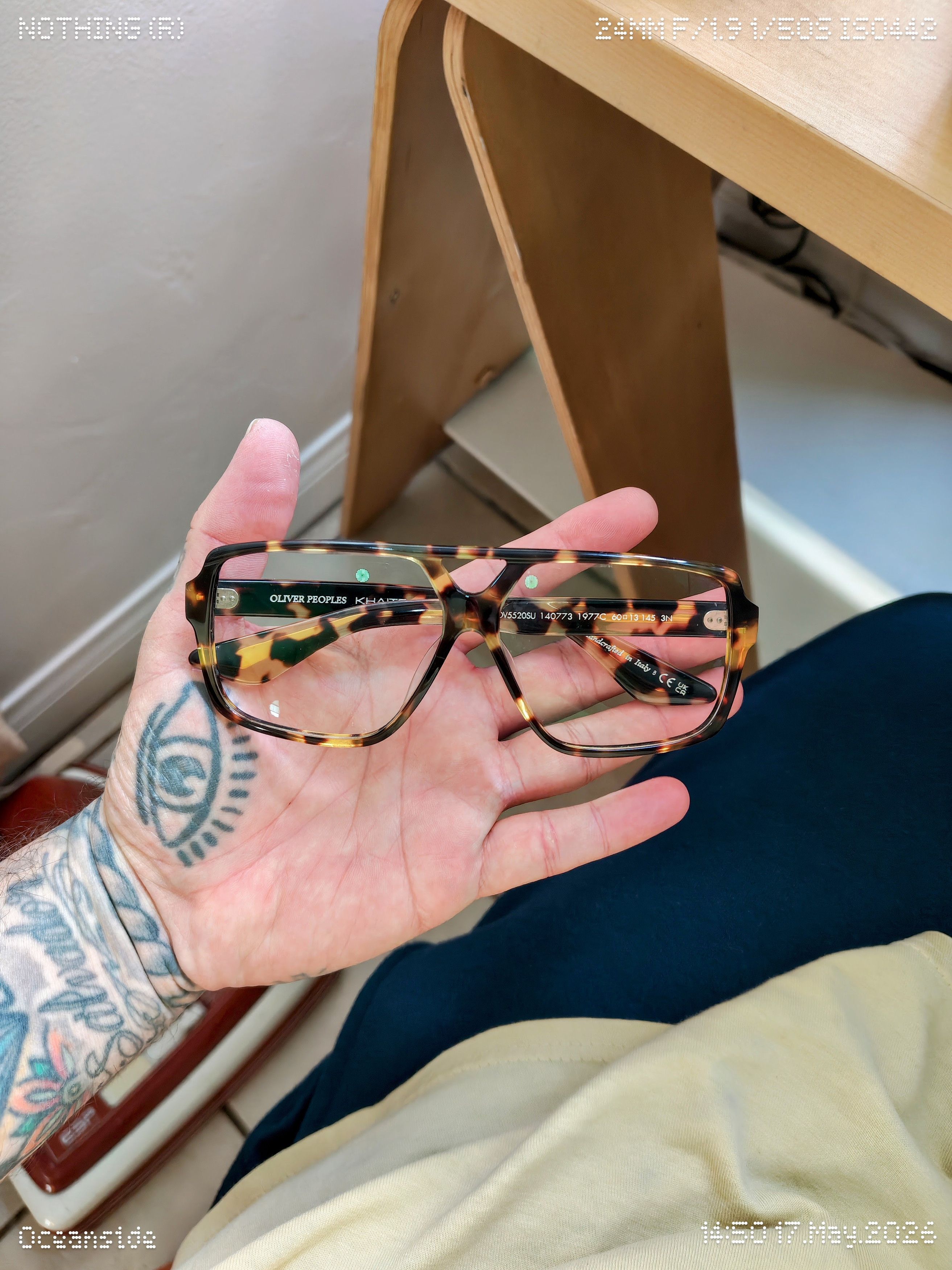 Oliver Peoples Oliver Peoples 1977C OV5520SU 140773 Vintage Sunglasses RX Size ONE SIZE - 1 Thumbnail