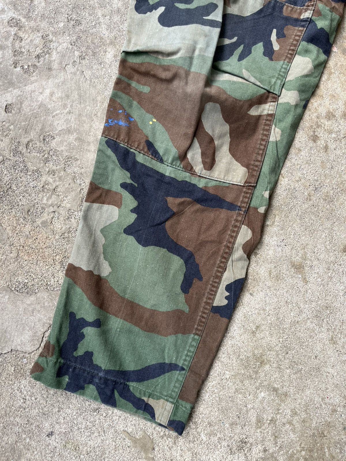 Other Vintage Woodland Camo Military Cargo Pants Surplus Size US 29 - 2 Thumbnail