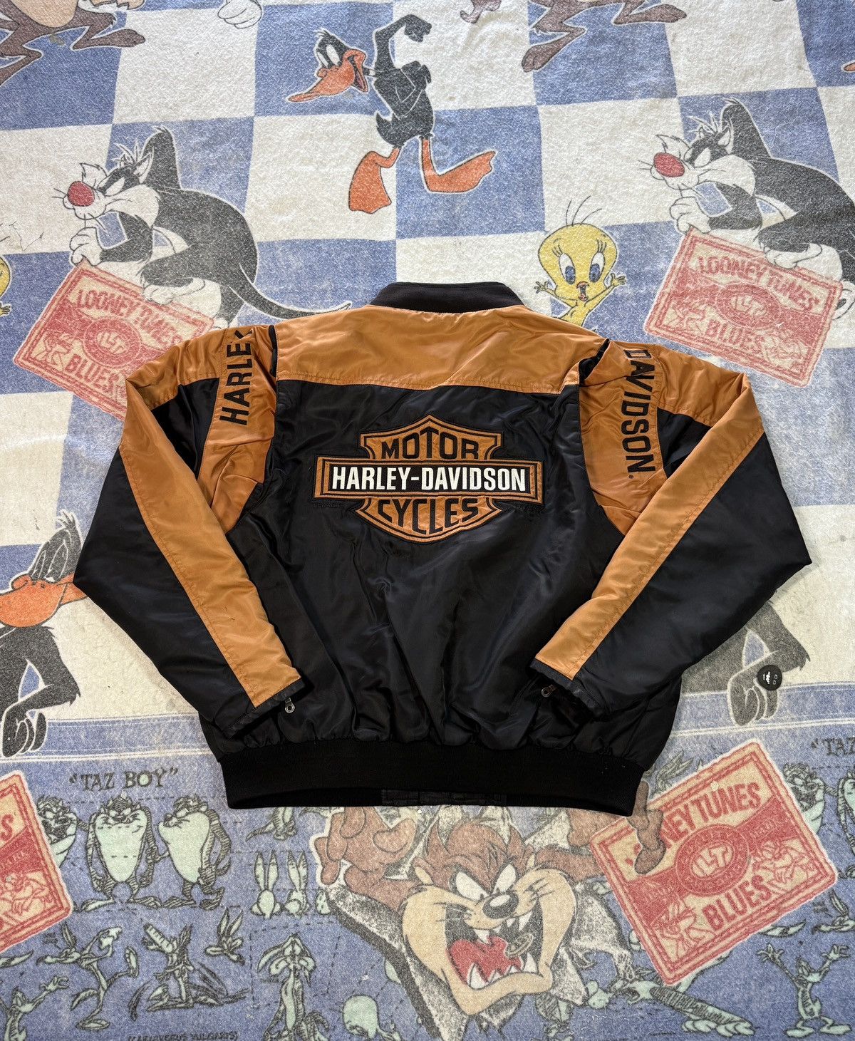 Harley Davidson Harley Davidson bomber biker jacket Size US XL / EU 56 / 4 - 3 Thumbnail