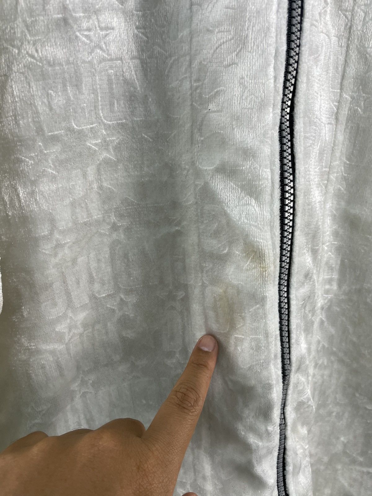 Dogtown × Vintage Vintage Dogtown Velvet Jacket AOP Spellout Baggy Size US XL / EU 56 / 4 - 7 Thumbnail