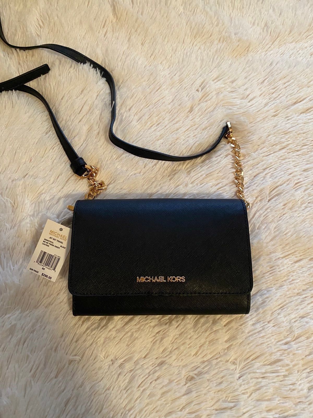 Michael Kors Phone Crossbody Clutch Medium Jet Set Travel M