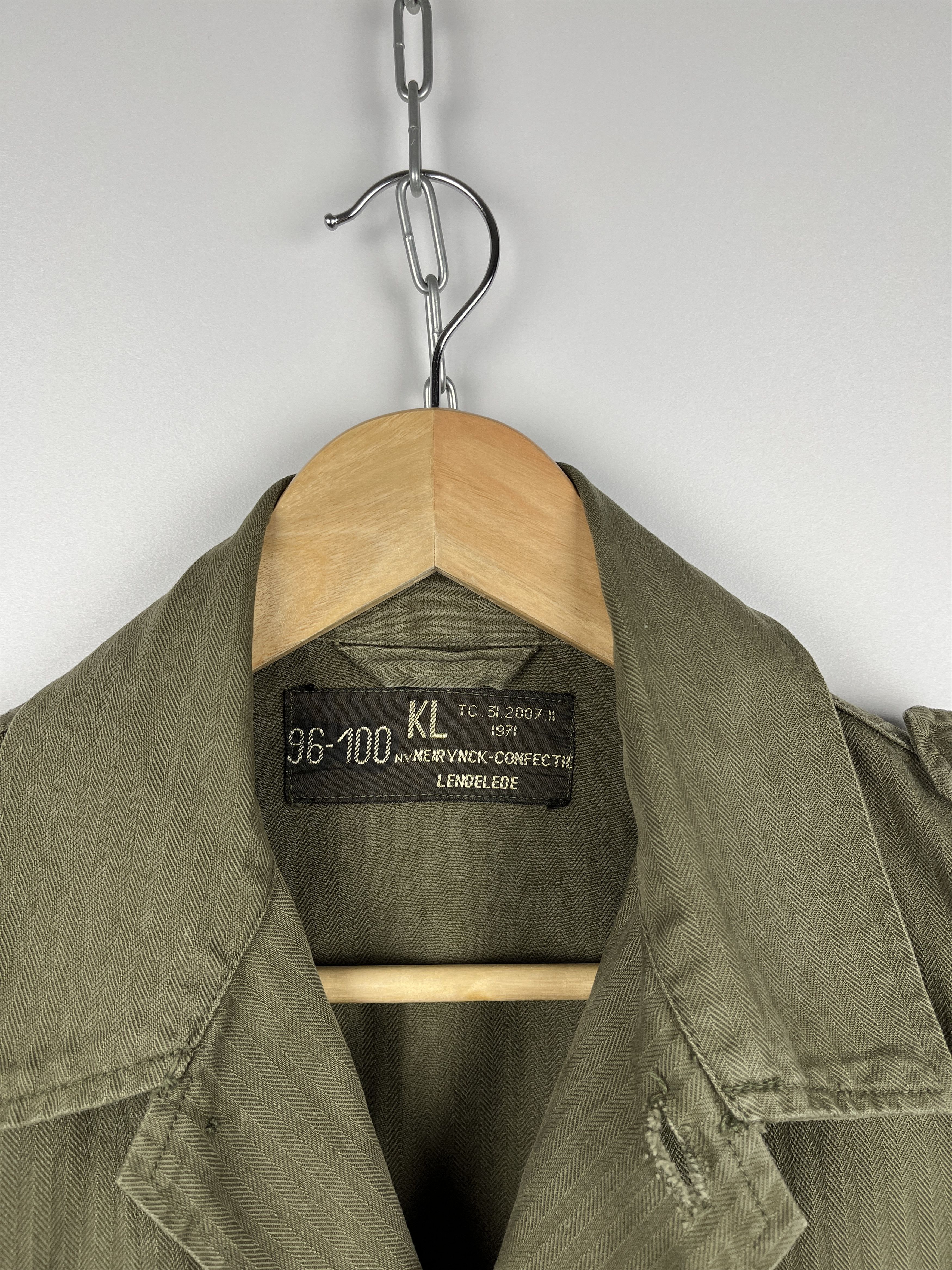Le Laboureur 70s Vintage Neirynck-Confectie Lendelede Army Field Jacket Size US M / EU 48-50 / 2 - 7 Thumbnail