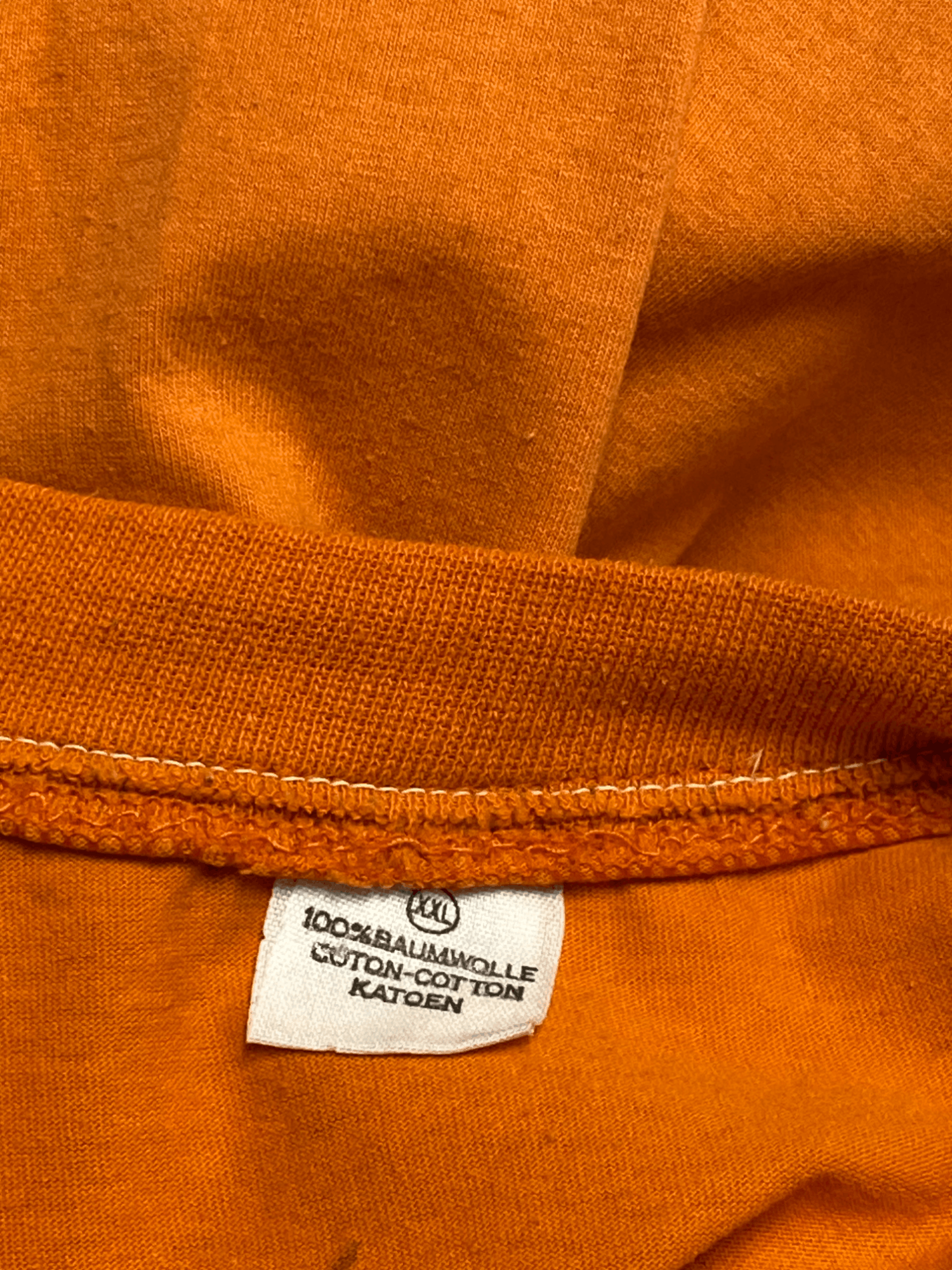 Kickers 90s Vintage KICKERS Orange T Shirt Big Logo Y2k Size US XL / EU 56 / 4 - 3 Thumbnail