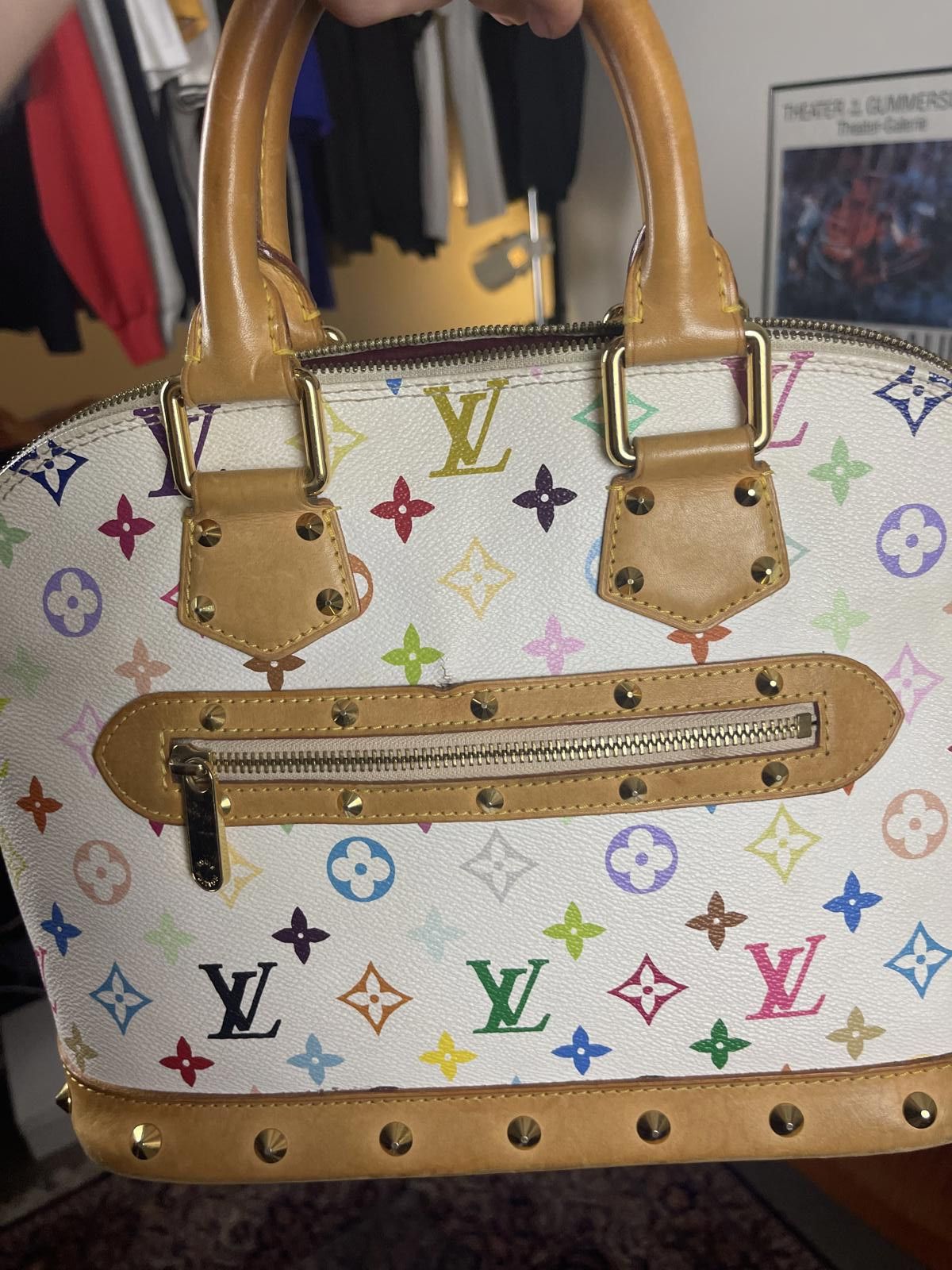Louis Vuitton Louis Vuitton - Murakami Monogram Alma Handbag Size ONE SIZE - 8 Thumbnail