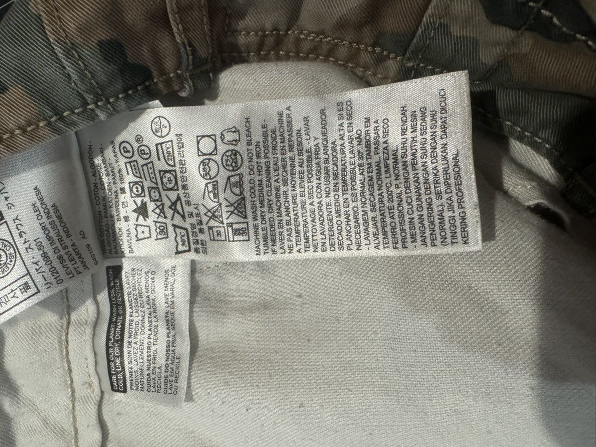 Levi's Camo Levis Beige Green Brown White Tag Vintage Denim Pants Size US 31 - 23 Thumbnail