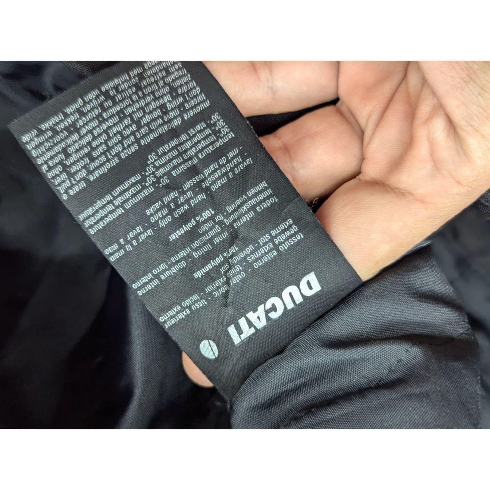 Vintage DUCATI Mens Motorcycle Jacket Black Full Zip Size M Size US M / EU 48-50 / 2 - 4 Thumbnail