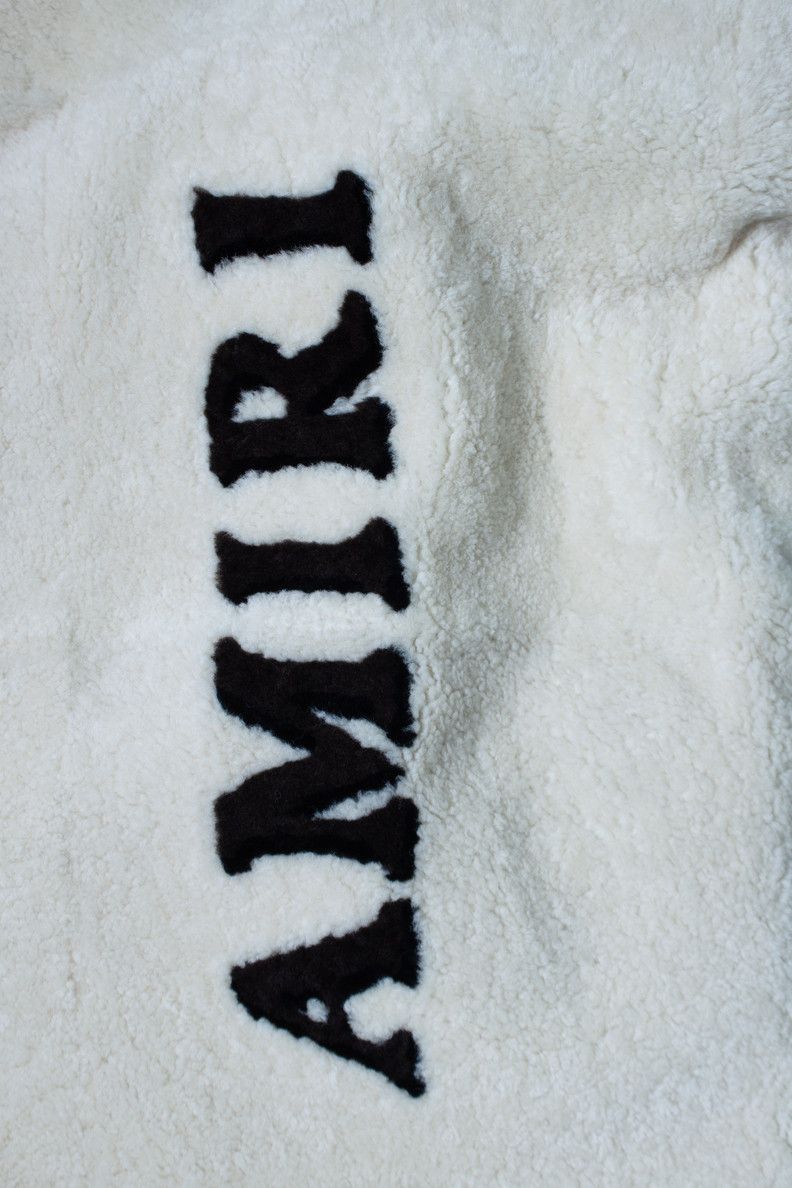 Amiri Amiri, logo print shearling jacket Size US L / EU 52-54 / 3 - 5 Thumbnail