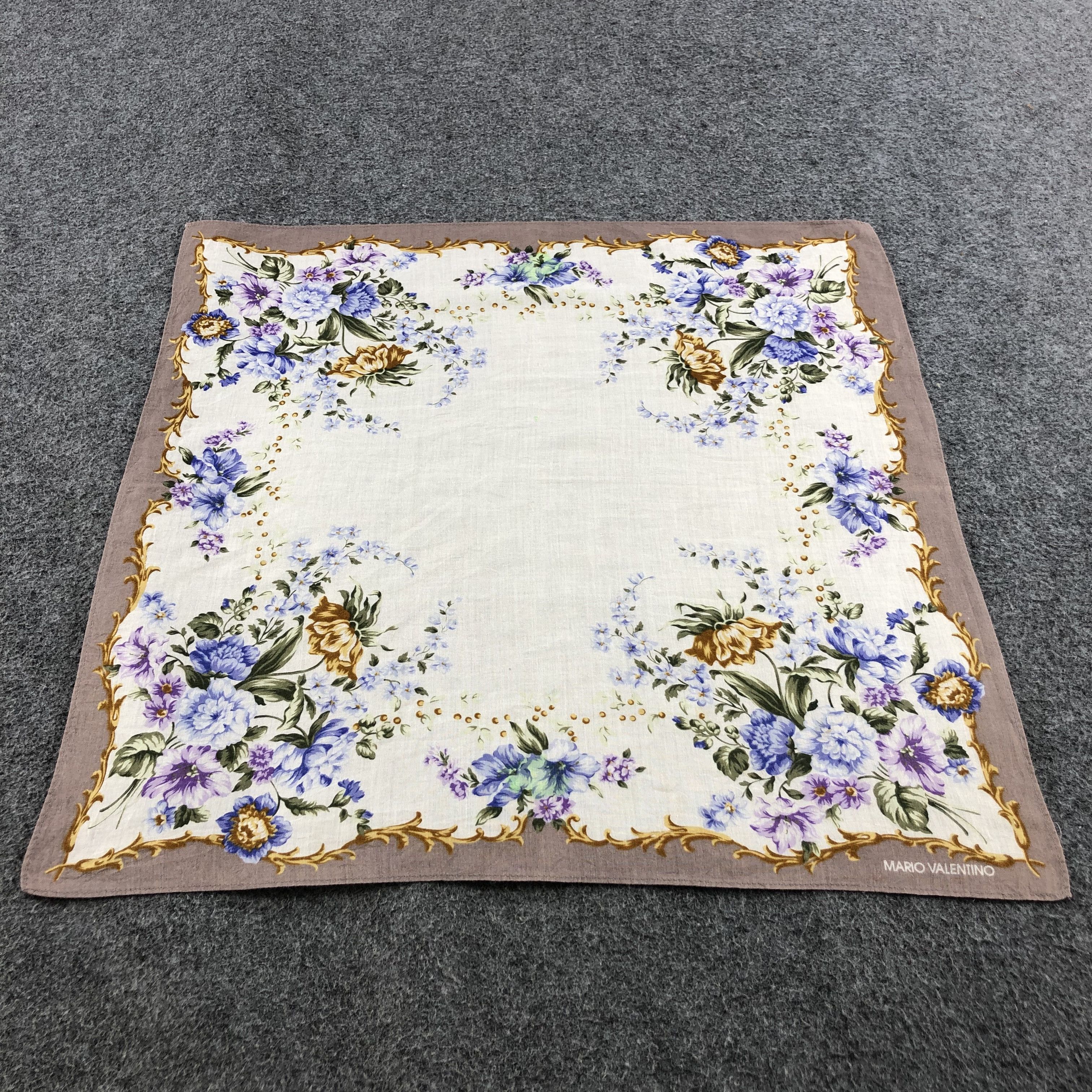Mario Valentino Mario Valentino Handkerchief Neckerchief Bandana H1367 Size ONE SIZE - 2 Thumbnail