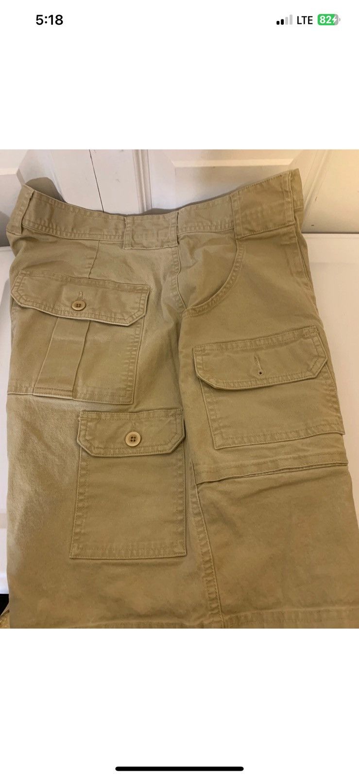 L.L. Bean L.l bean mens sz 34 cargo shorts khaki tan gorpcore Size US 34 / EU 50 - 5 Thumbnail