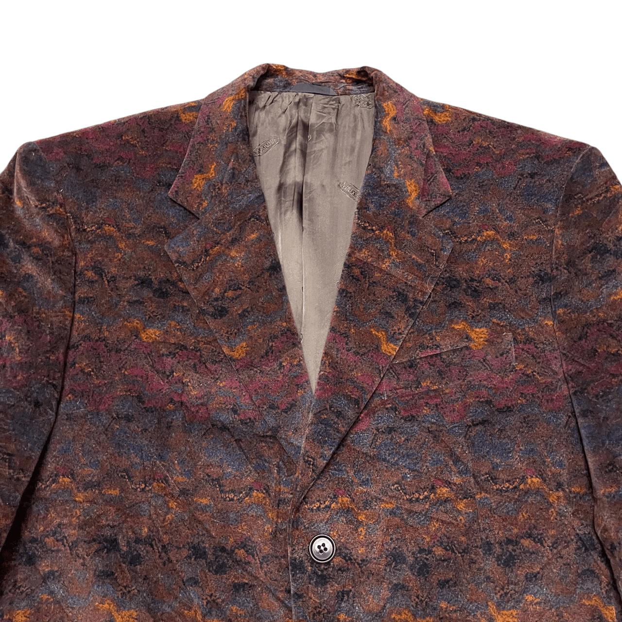 Missoni Vintage Missoni Uomo Printed Blazer Coat Size US M / EU 48-50 / 2 - 2 Thumbnail
