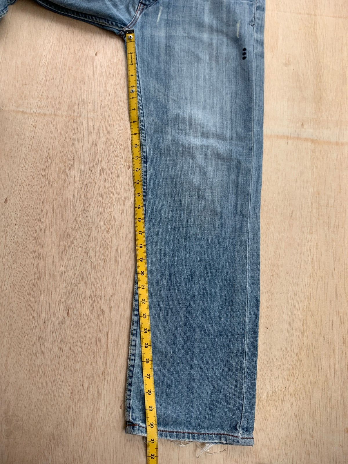 Hysteric Glamour × If Six Was Nine × Japanese Brand Distressed Denim Lost Ifsixwasnine style Jeans Size US 32 / EU 48 - 13 Thumbnail