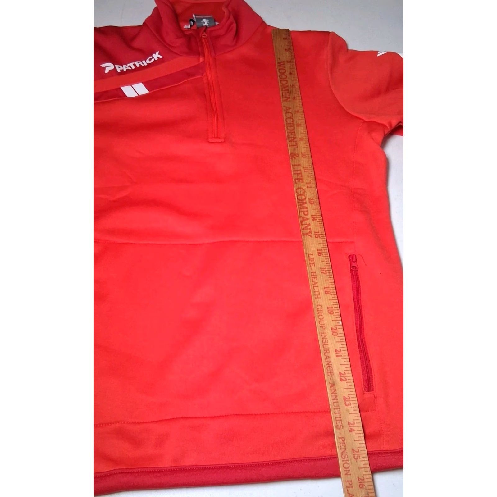 Vintage Patrick Sportswear Force 115 Shirt Small Red 1/4 Zip Soccer Athletic Size US S / EU 44-46 / 1 - 6 Thumbnail