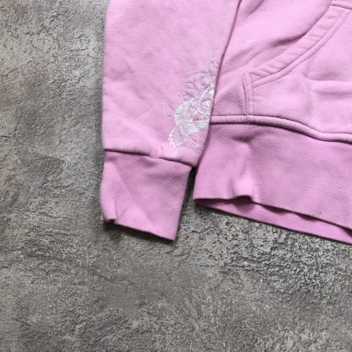 Vintage Vintage 90s Billabong Pink Zip Hoodie Skate Streetwear M Size M / US 6-8 / IT 42-44 - 4 Thumbnail