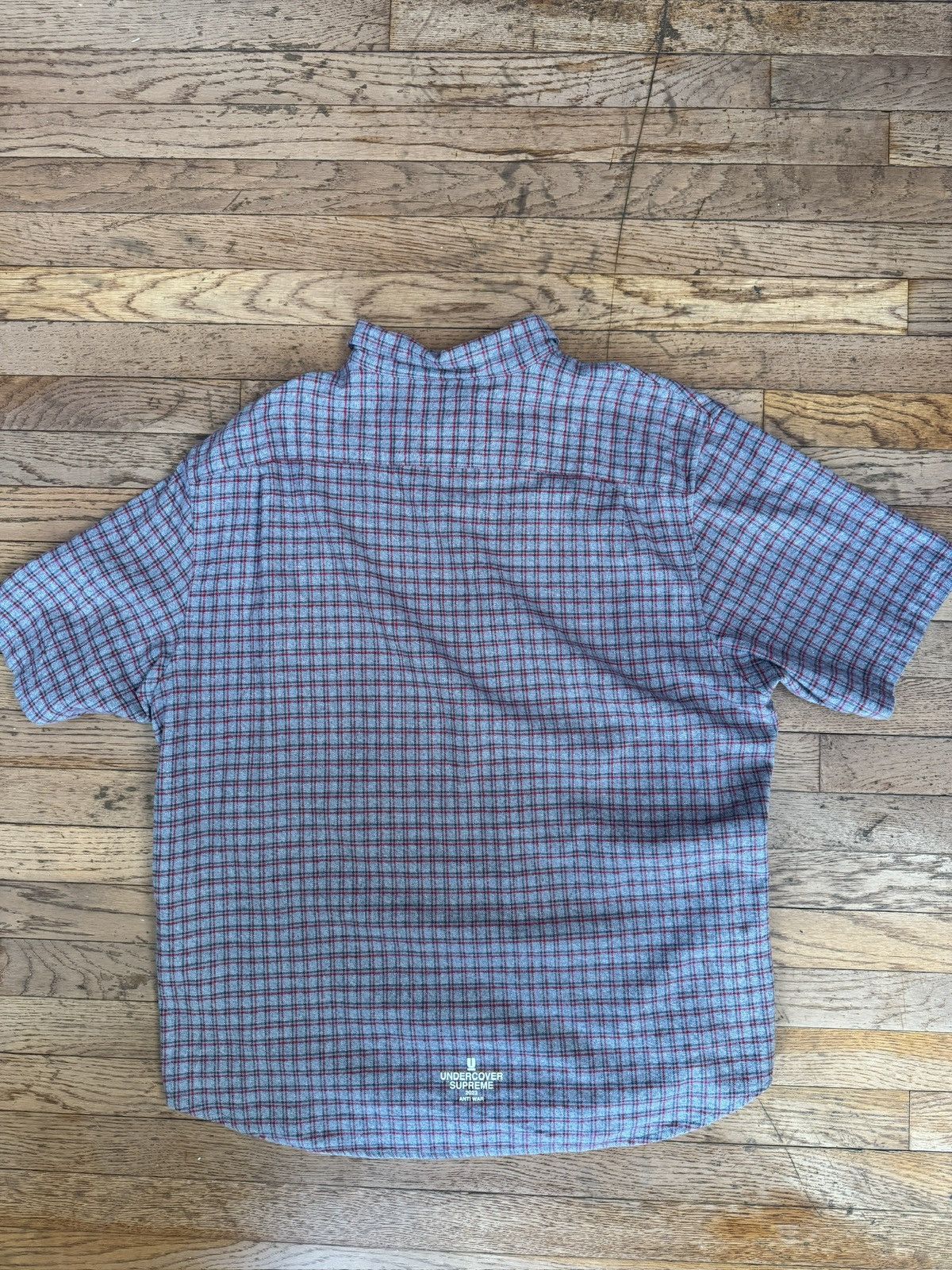 Supreme Undercover S/S Flannel Shirt Grey Plaid
