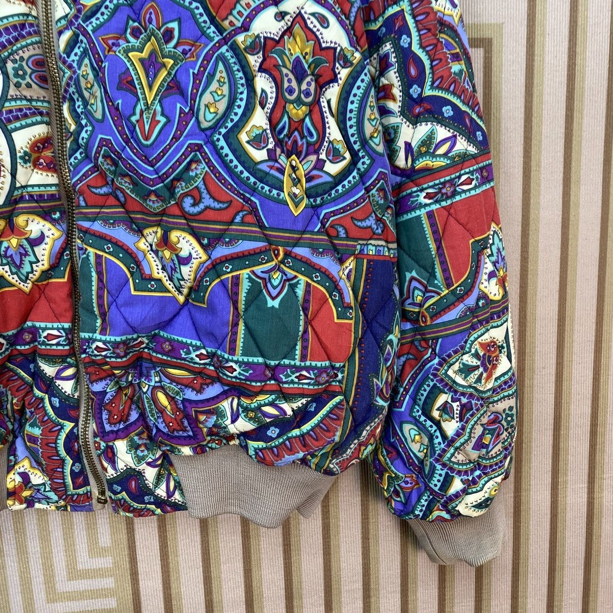 Issey Miyake 🫶 Issey Miyake Style Sporutino Fullprint Bomber Reversible Size US M / EU 48-50 / 2 - 4 Thumbnail