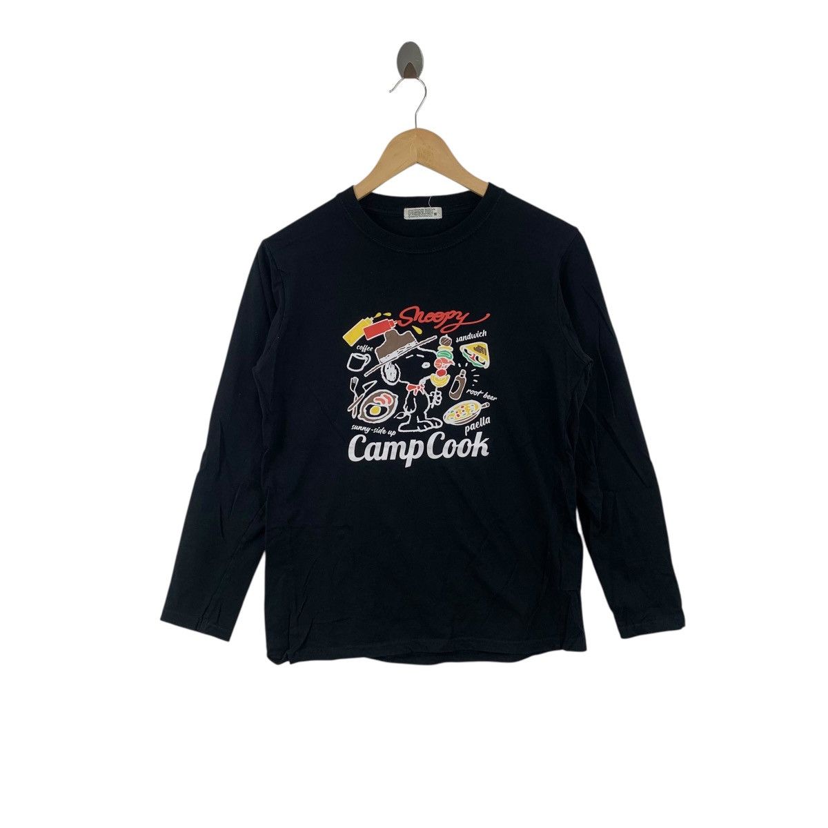 Peanuts Vintage PEANUTS Snoopy Camp Cook Long Sleeve T-Shirt Size US M / EU 48-50 / 2 - 1 Thumbnail