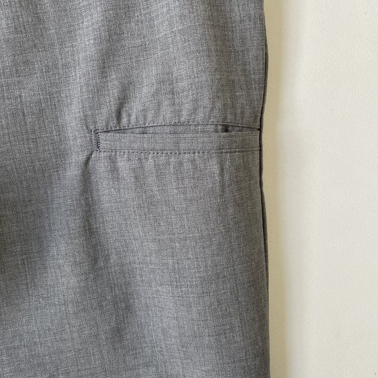 Prada S/S 24 Wide Leg Gray Wool ‘Work Pants’ Size US 34 / EU 50 - 14 Thumbnail