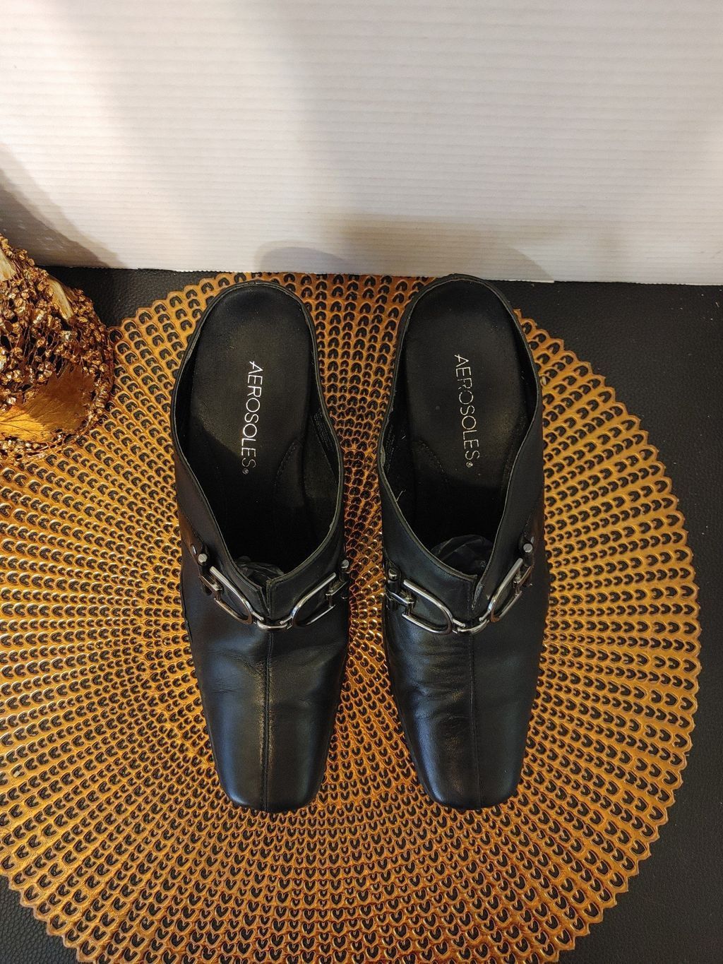 Other Aerosoles Cinfluence Leather Mules Size 8 Size US 8 / IT 38 - 2 Thumbnail