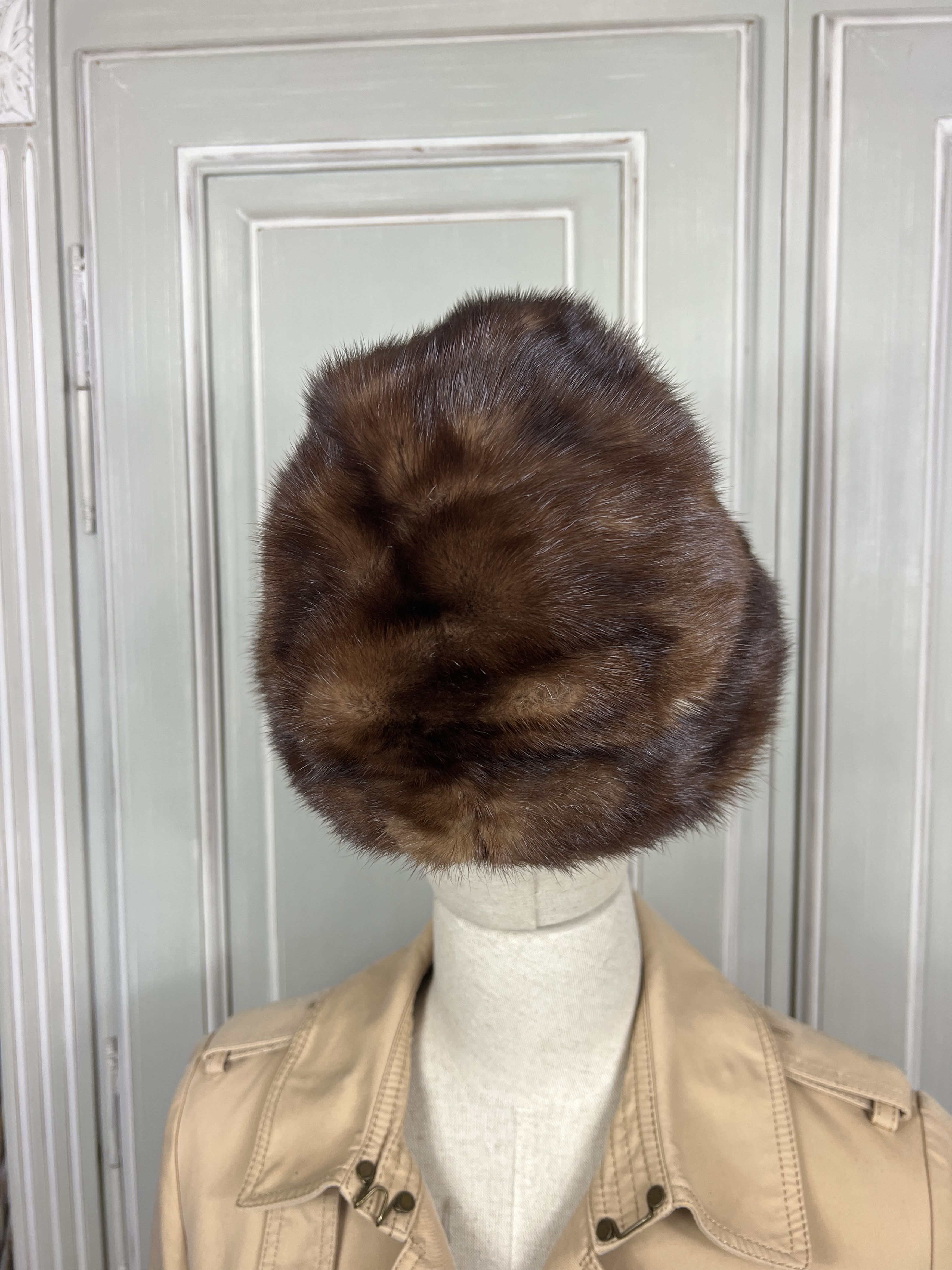 Hysteric Glamour × Vintage VINTAGE FUZZY HAIR BEANIE REAL LEATHER Size ONE SIZE - 3 Thumbnail