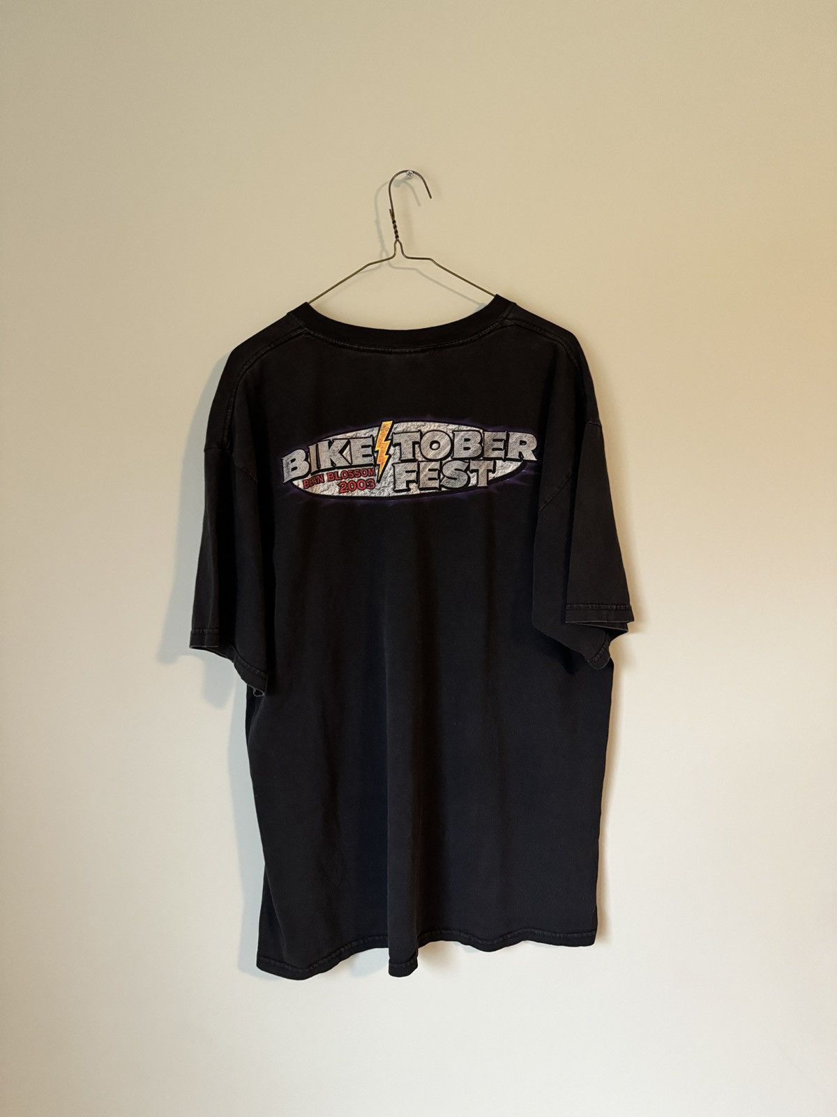 Vintage Biketoberfest Halloween Biker Shirt ERD Grunge WCC Size US XL / EU 56 / 4 - 2 Thumbnail