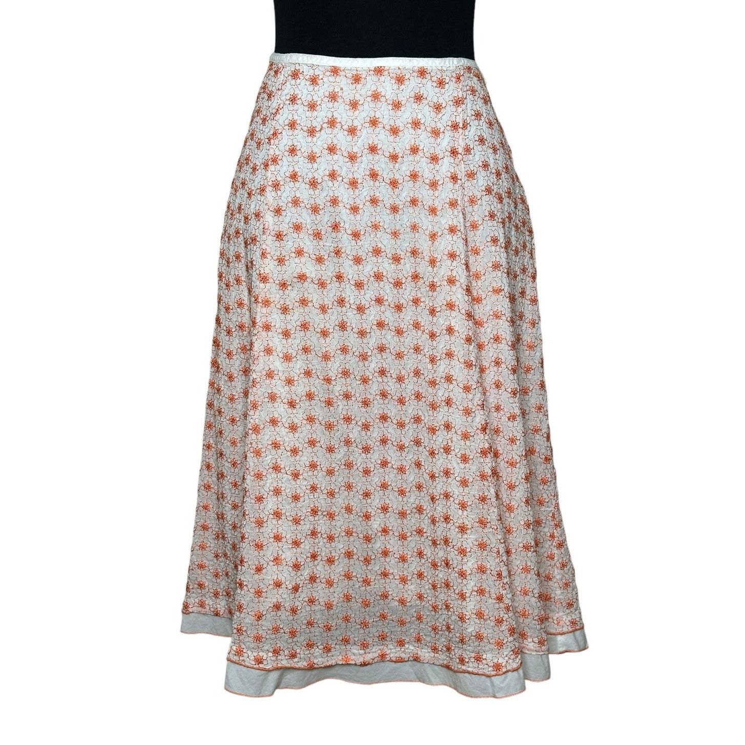 Johnny Was Johnny Was floral embroidered midi skirt size 8 Size 30" / US 8 / IT 44 - 1 Thumbnail