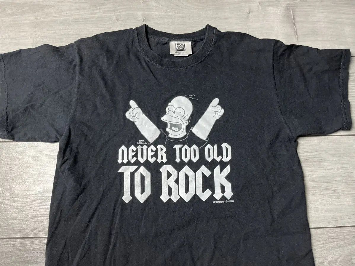 Band Tees The Simpsons T-shirt rock n roll size Large Size US L / EU 52-54 / 3 - 3 Thumbnail