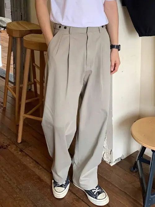 Japanese Brand Ishida x Aoki Casual fit straight leg Pants Vacation Skate Size US 34 / EU 50 - 4 Thumbnail