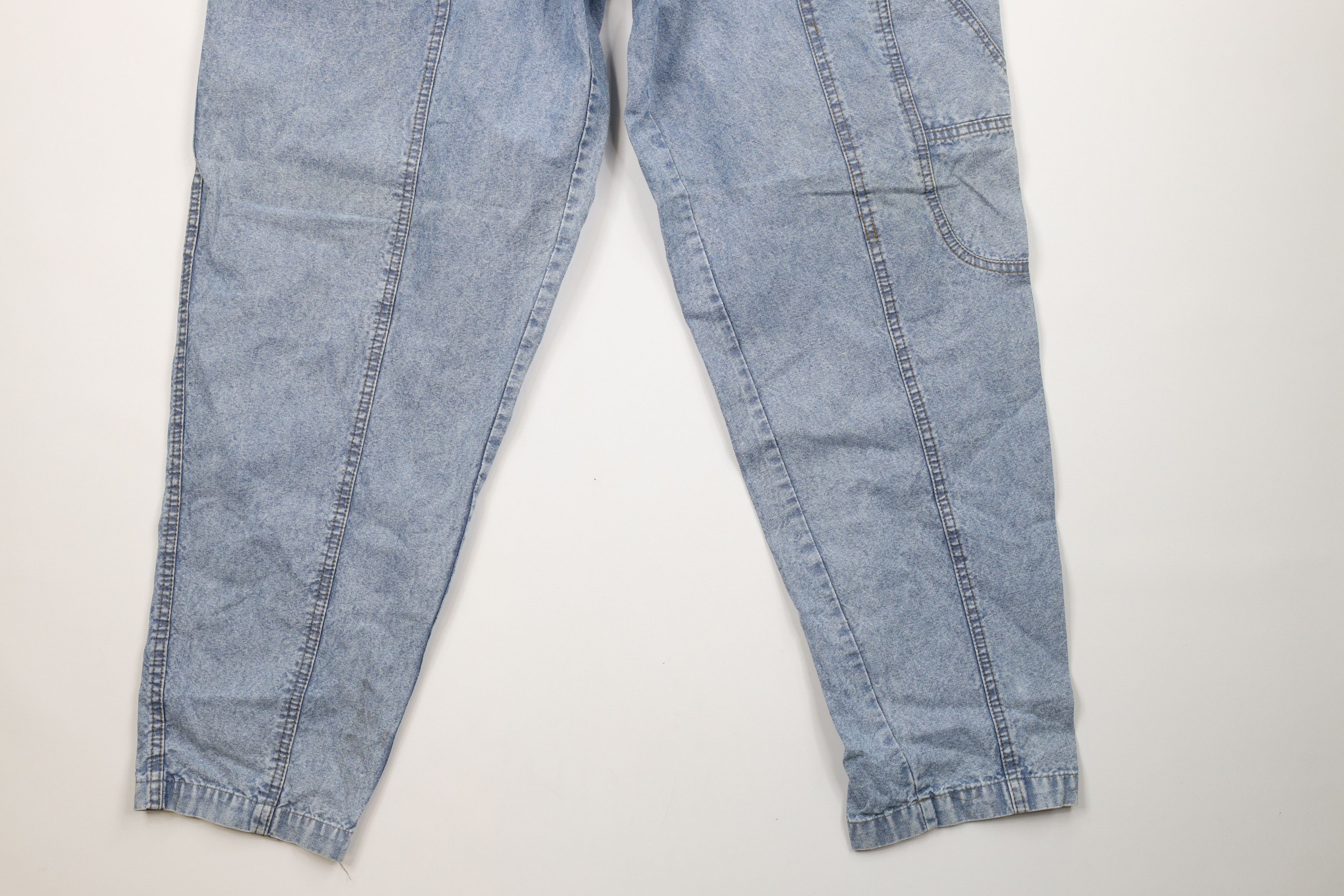 Vintage Vintage 90s Streetwear Acid Wash Baggy Tapered Leg Jeans Size US 36 / EU 52 - 4 Thumbnail