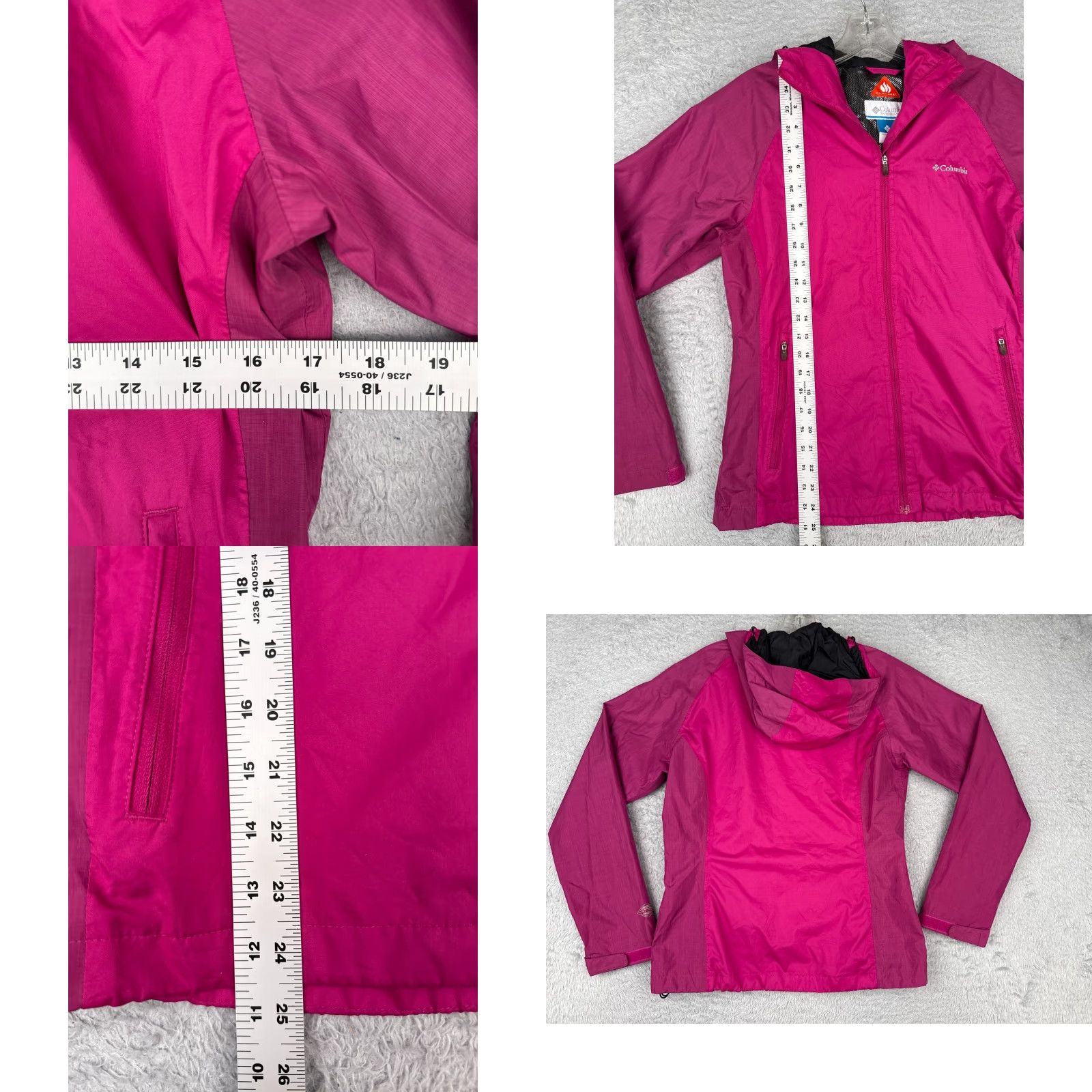 Pinko Columbia Jacket Womens Small Pink Full Zip Omni-Heat Softshell Hooded Jacket Size S / US 4 / IT 40 - 9 Thumbnail
