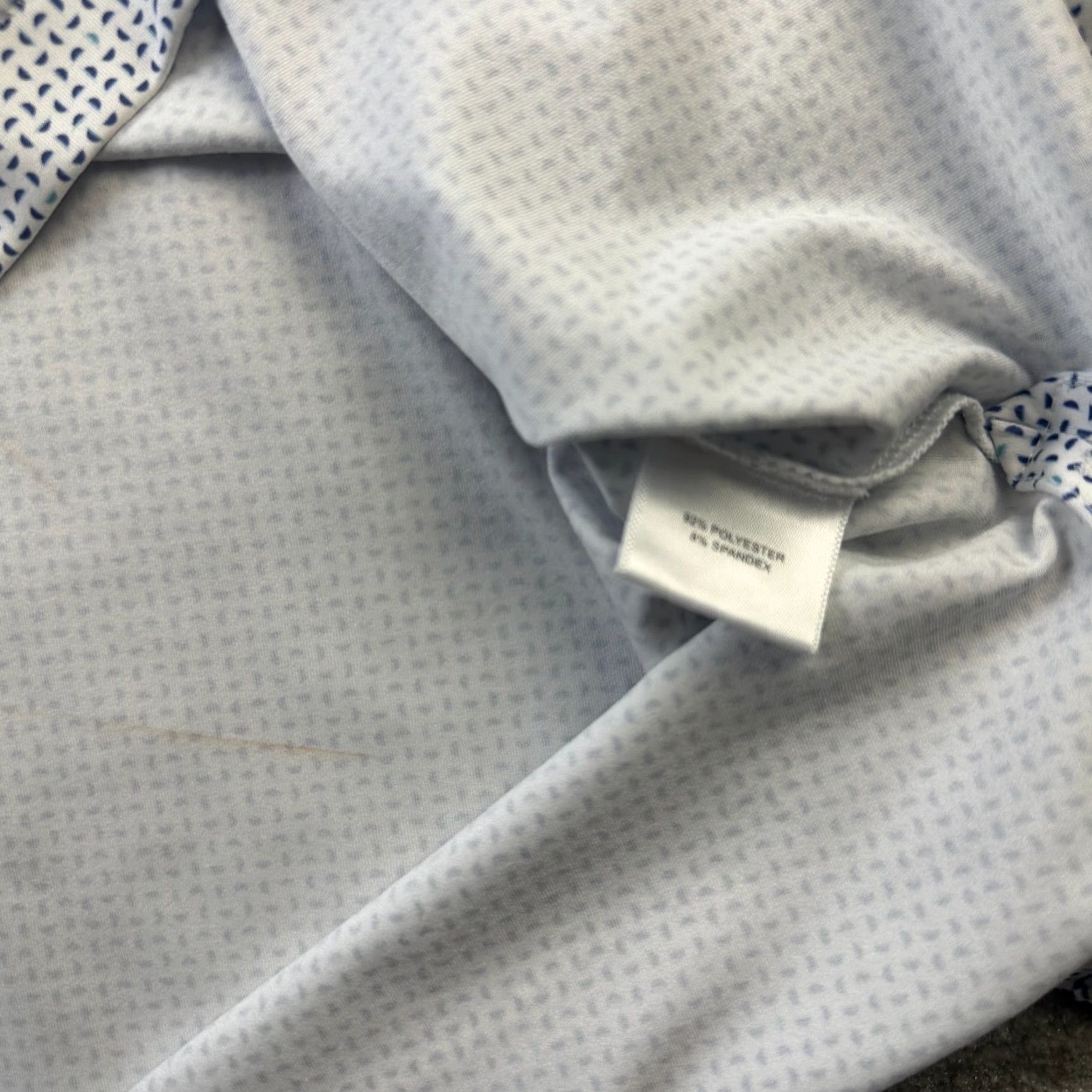 Peter Millar Peter Millar Polo Shirt Mens Large Blue Summer Comfort Performance Crown Size US L / EU 52-54 / 3 - 6 Thumbnail
