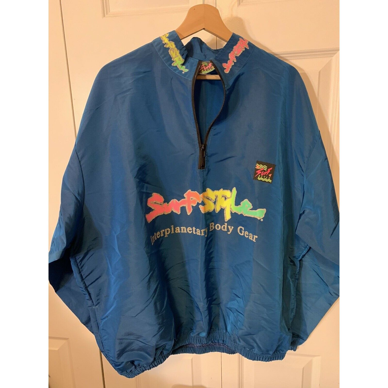 Other Surf Style Purple Iridescent Vintage 90'S 1/4 zip Pullover W Size US XL / EU 56 / 4 - 6 Thumbnail