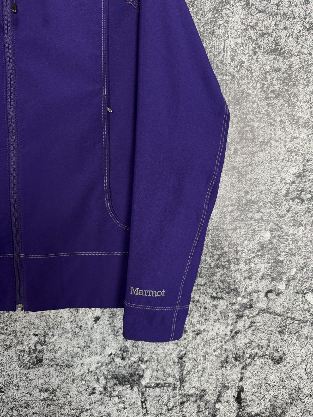 Marmot Marmot Soft Shell Hooded Jacket Outdoor Hiking Purple Size M Size M / US 6-8 / IT 42-44 - 5 Thumbnail