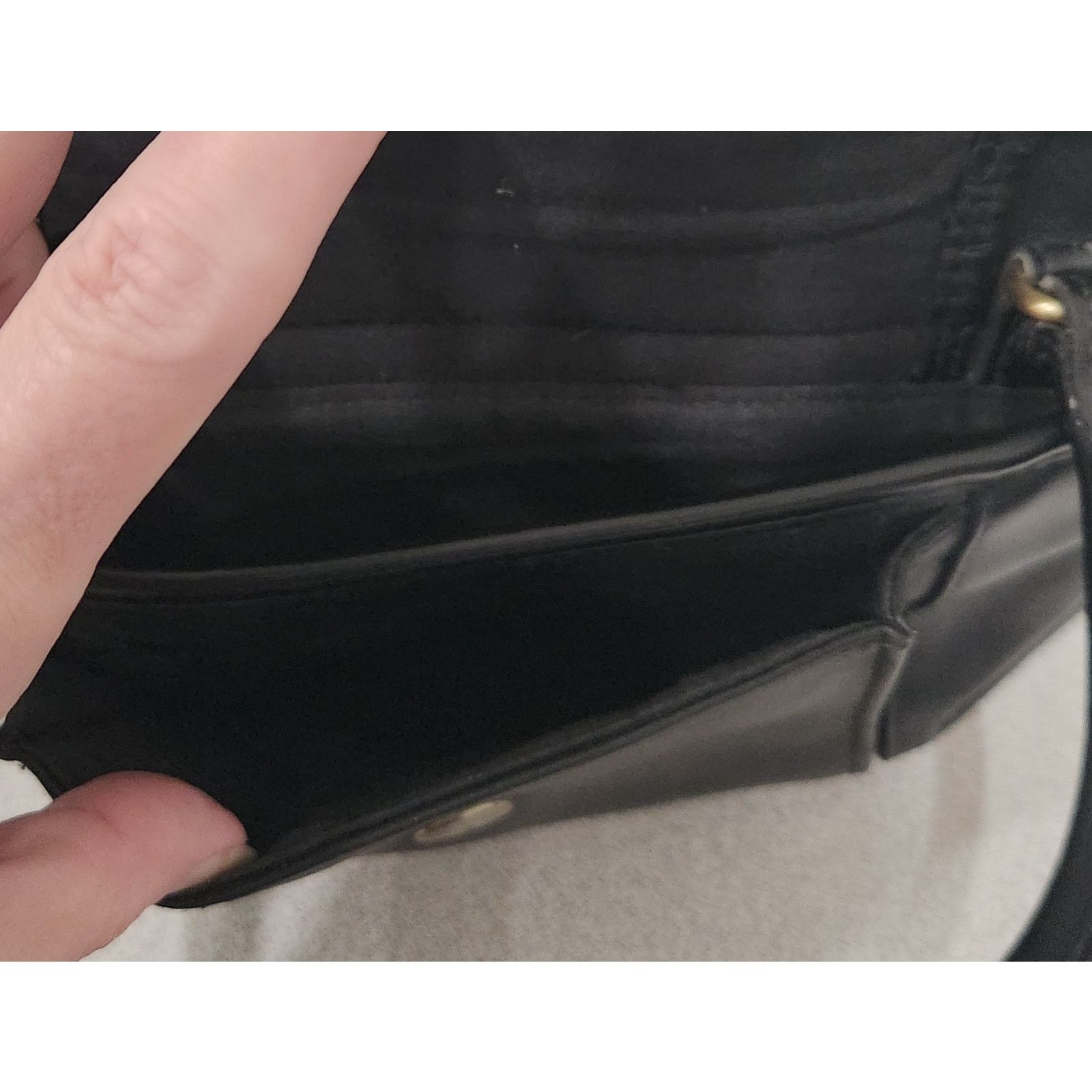 Other VTG The Villager Black Leather Handbag Medium Size Size ONE SIZE - 2 Thumbnail