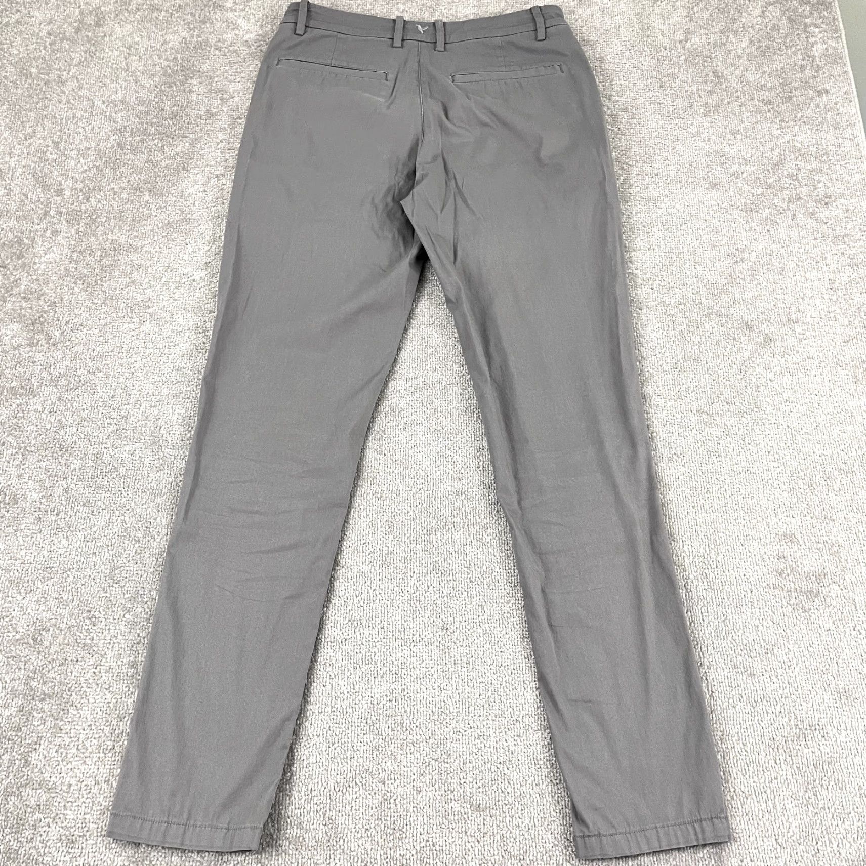 Vintage BIRD DOGS Pants Mens 32 x 32 Slim Tapered Gray Performance Golf Stretch Travel Size US 32 / EU 48 - 2 Thumbnail