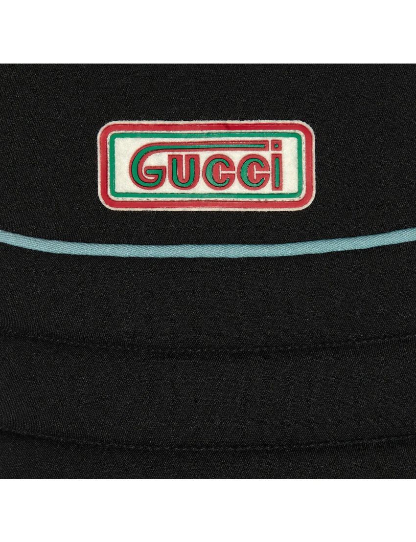 Gucci o1s1wg110125 Technical Nylon Jersey Jacket in Black/Blue Size US M / EU 48-50 / 2 - 3 Thumbnail