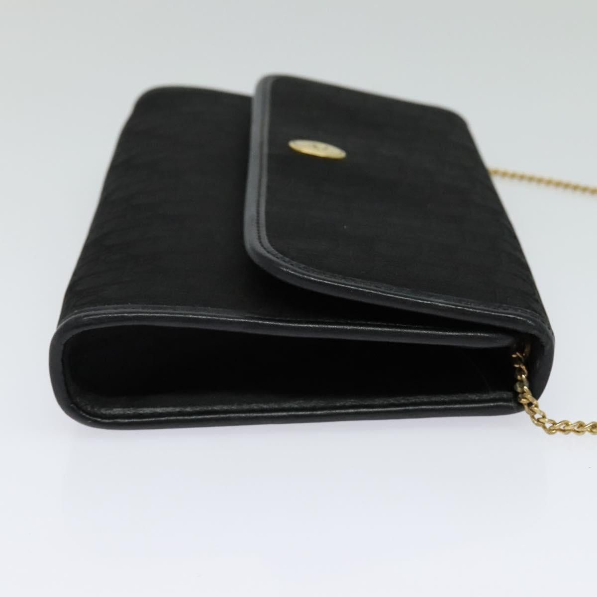 Dior DIOR Trotter Canvas Chain Shoulder Bag Black Gold Size ONE SIZE - 5 Thumbnail