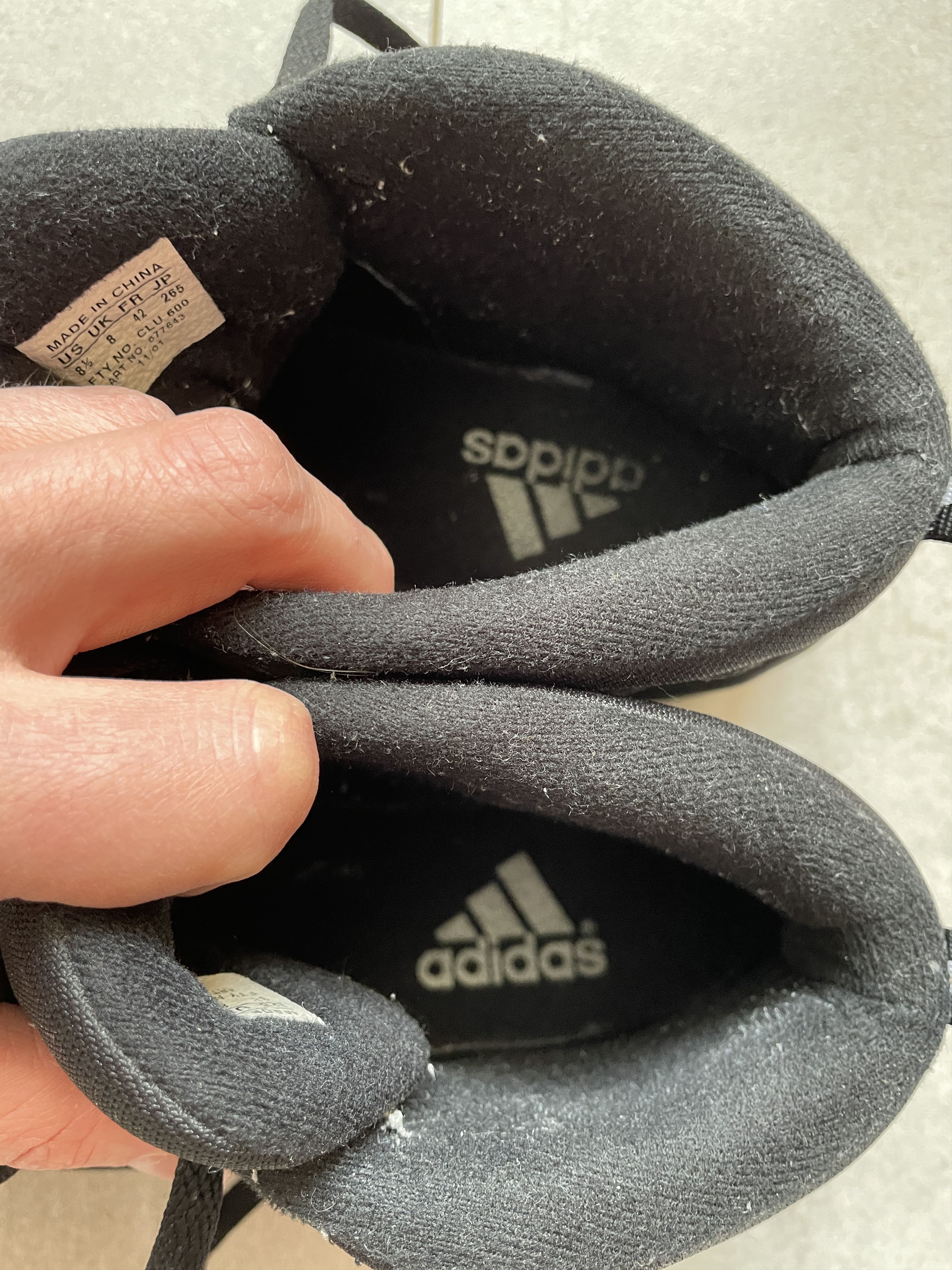 Adidas × Vintage Y2K ADIDAS NUBUK BASKETBALL KICKS Size US 8.5 / EU 41-42 - 5 Thumbnail