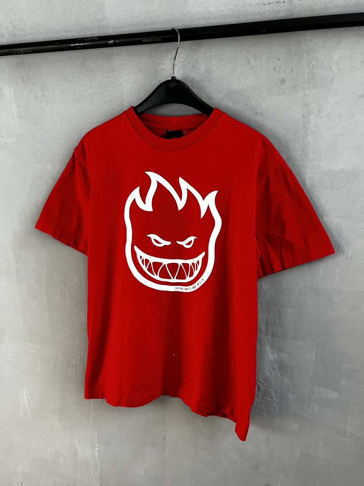 Hook-Ups × Spitfire × Vintage Spitfire Vintage Made in USA Flame Face T-Shirt Tee Size US L / EU 52-54 / 3 - 1 Thumbnail