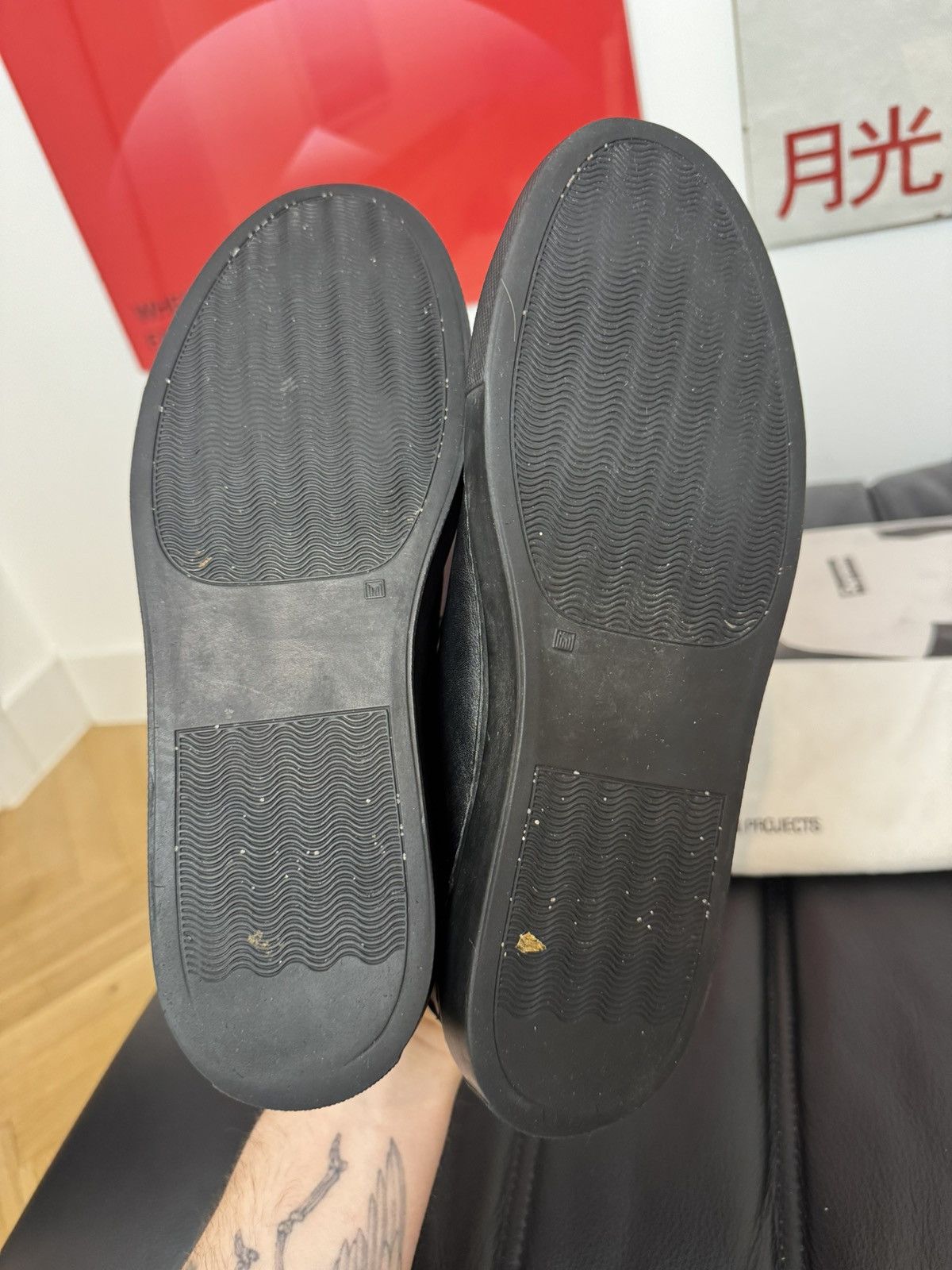 Common Projects Common Projects Achilles Low Black Luxury Leather Sneakers Size US 7.5 / EU 40-41 - 8 Thumbnail