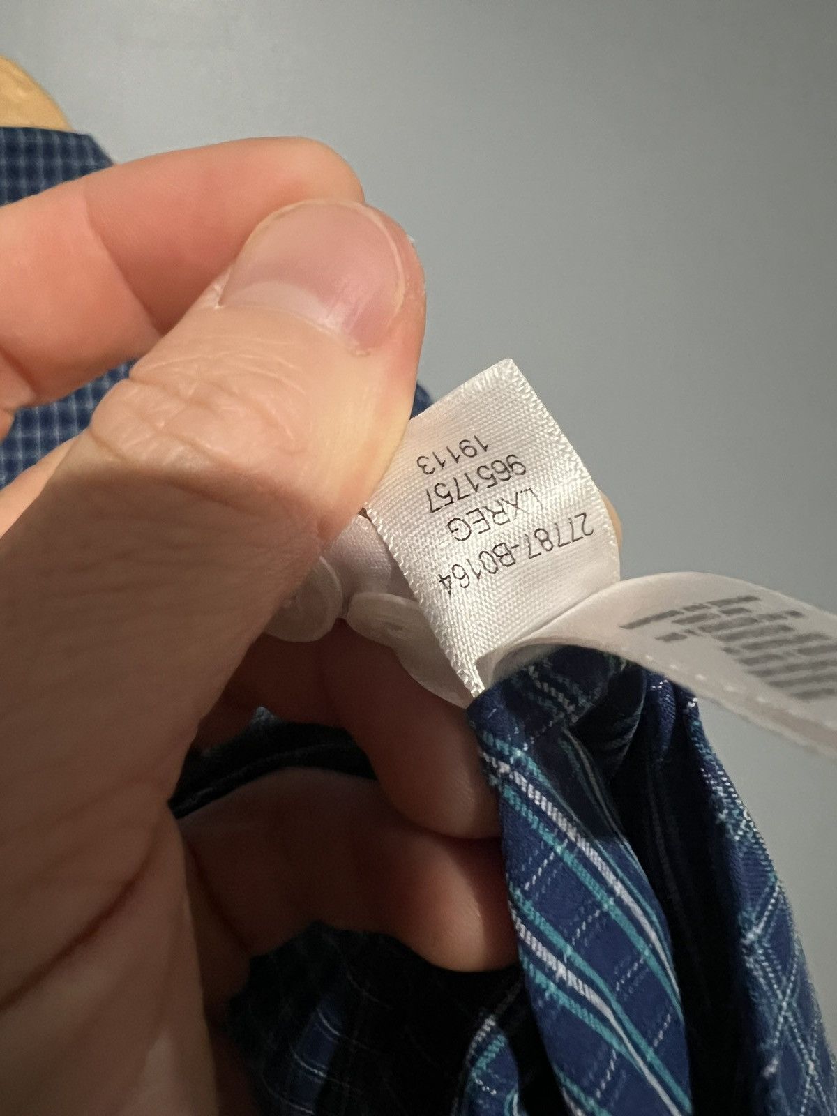 Bonobos Bonobos Shirt Mens Large Blue Plaid Slim Fit L/S Button Down Size US L / EU 52-54 / 3 - 9 Thumbnail