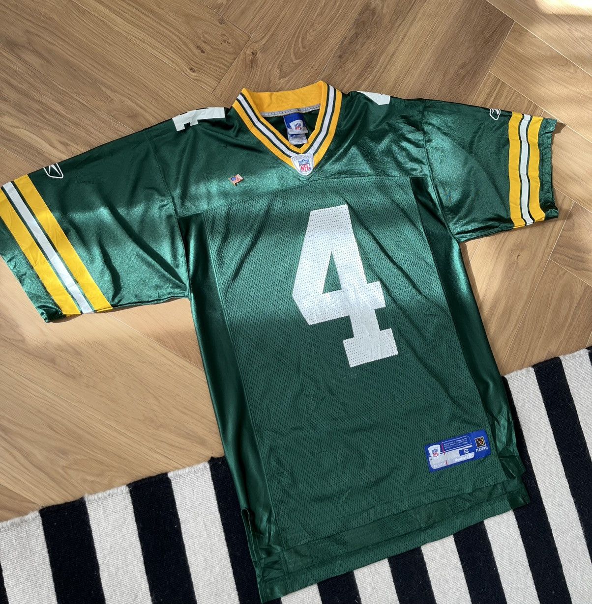 Reebok 2005/06 Green Bay Packers #4 Favre Reebok On Field Home S Size US S / EU 44-46 / 1 - 2 Thumbnail