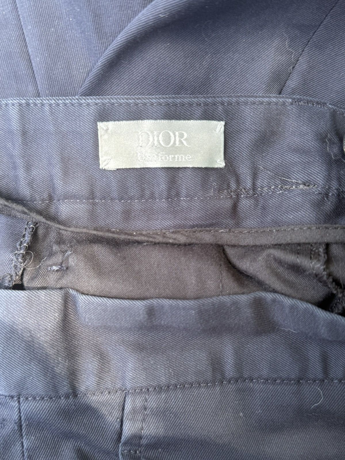 Dior Dior "Uniforme" Pants Blue Size US 30 / EU 46 - 4 Thumbnail