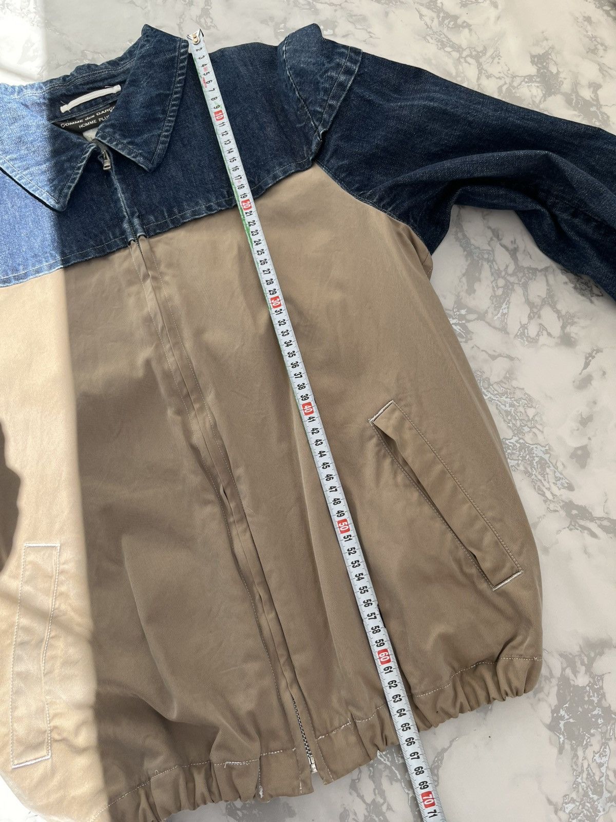 Comme des Garcons × Comme des Garcons Homme Plus × Vintage Denim zip Jacket Comme des Garçons Size US M / EU 48-50 / 2 - 14 Thumbnail