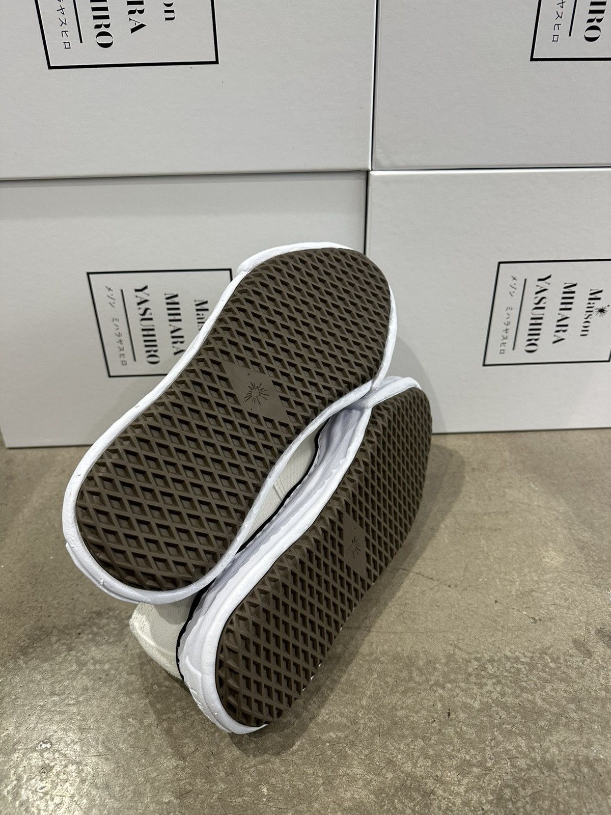 Maison MIHARA YASUHIRO MAISON MIHARA YASUHIRO - Peterson Low White Sneakers Size US 8 / EU 41 - 5 Thumbnail