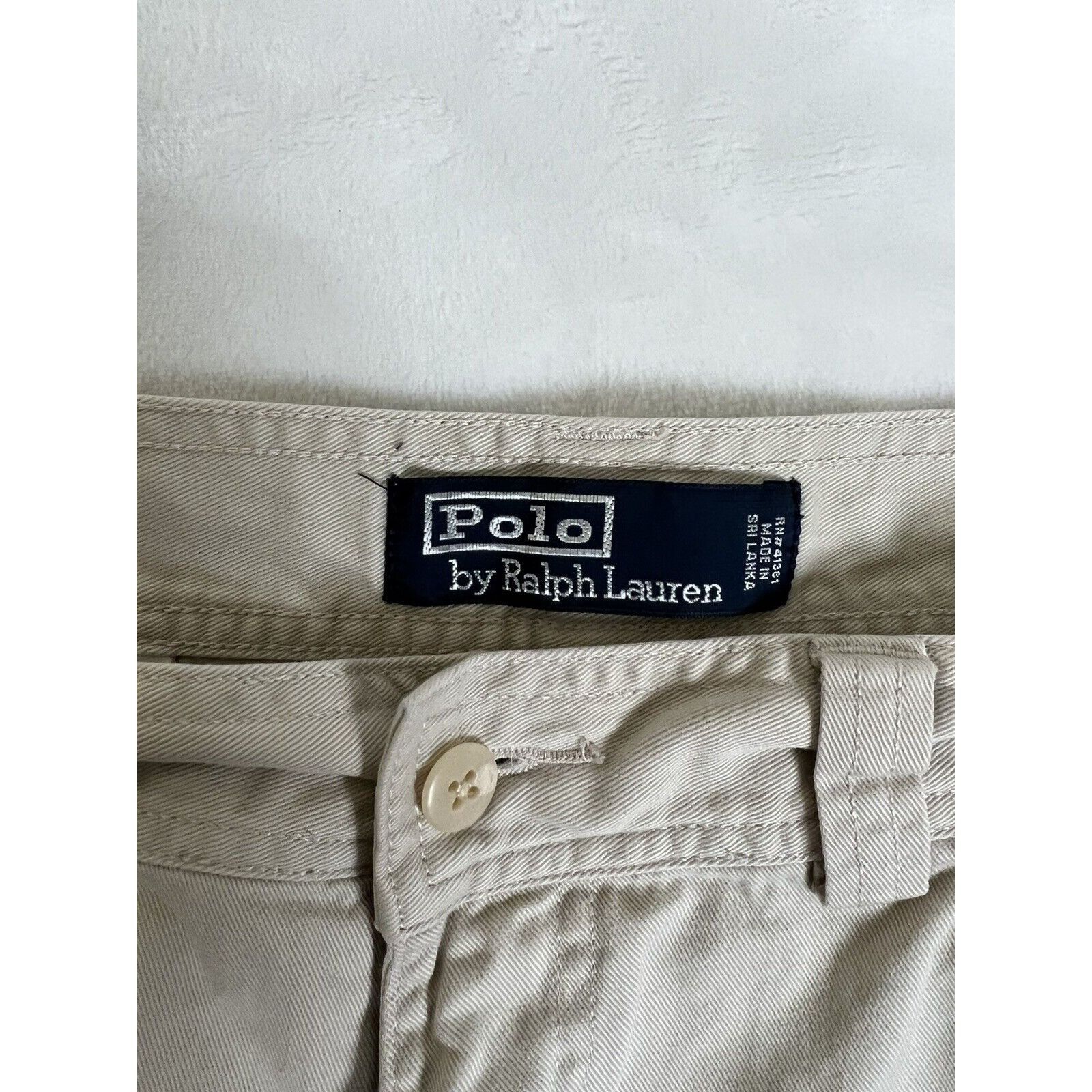 Polo Ralph Lauren Vintage Polo Ralph Lauren Khaki Cargo Chino Shorts Y2K Baggy Size US 34 / EU 50 - 3 Thumbnail