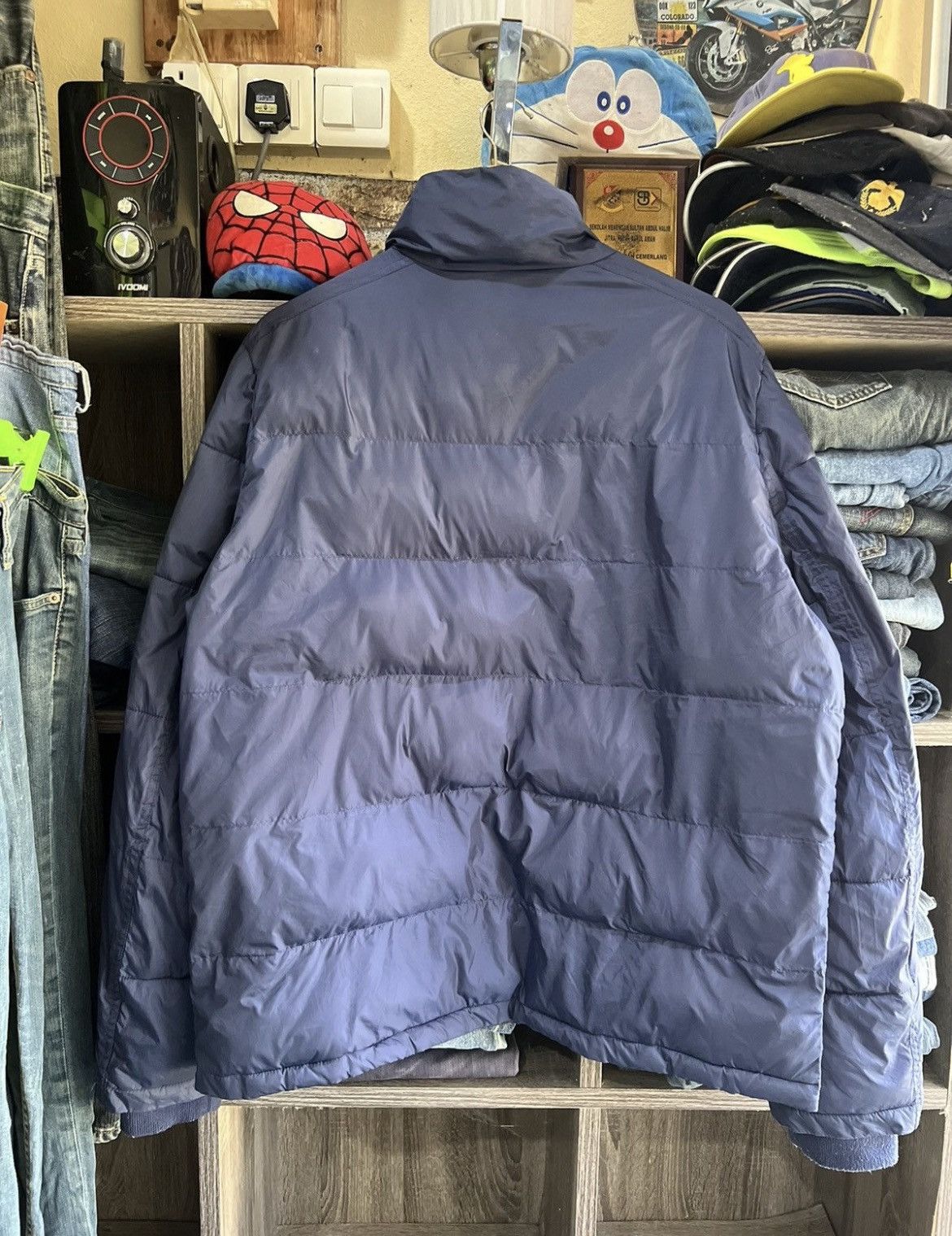 Tommy Hilfiger 🔥Vintage Tommy Hilfiger Down Puffer Jacket Size US L / EU 52-54 / 3 - 3 Thumbnail
