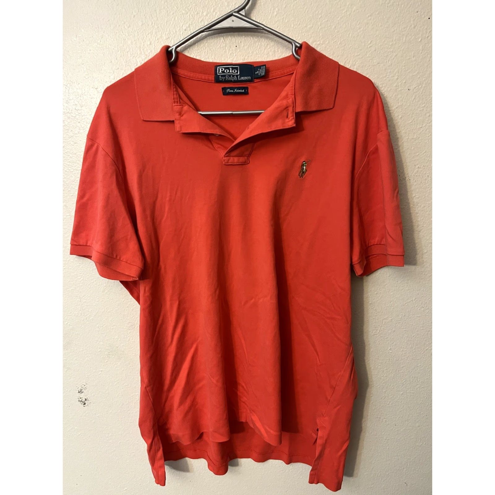 Ralph Lauren Ralph Lauren Polo Shirt Men L Pink Short Sleeve Cotton Classic Logo Polo Size US L / EU 52-54 / 3 - 3 Thumbnail